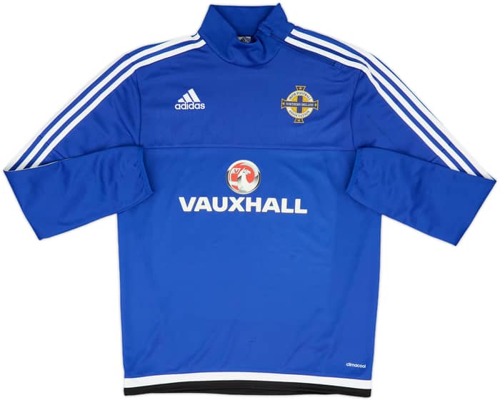 2016-17 Northern Ireland adidas 1/4 Zip Drill Top - 9/10 - (M)