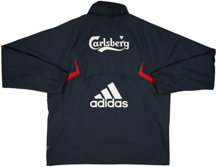 2009-10 Liverpool adidas Hooded Rain Jacket - 7/10 - (L/XL)