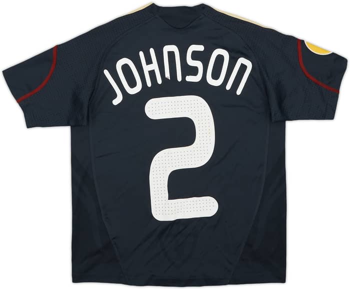 2009-10 Liverpool Away Shirt Johnson #2 - 6/10 - (S.Boys)