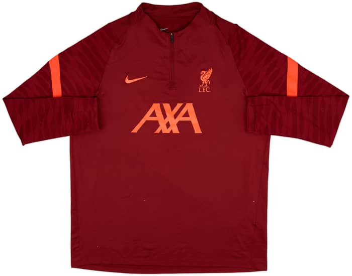 2021-22 Liverpool Nike 1/4 Zip Full Tracksuit - 9/10 - (XL)
