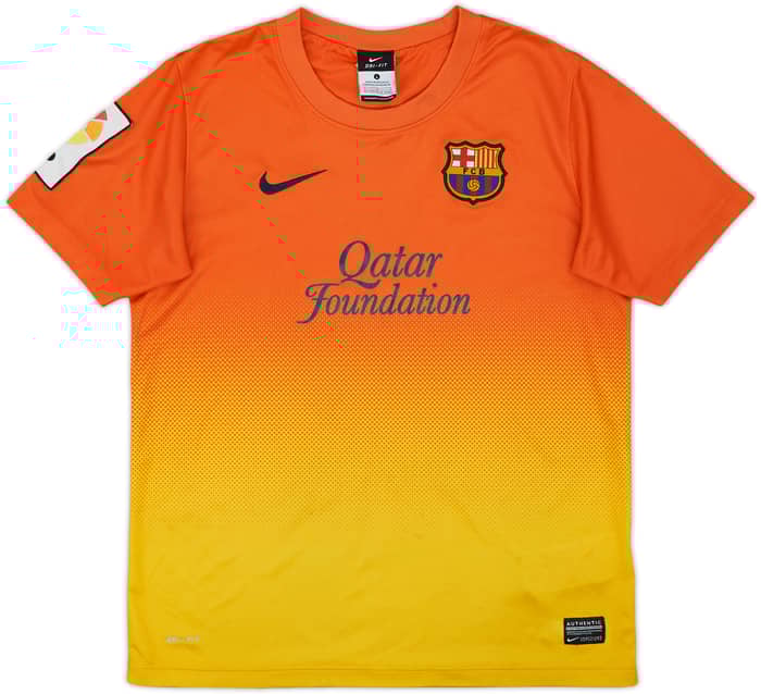 2012-13 Barcelona Basic Away Shirt - 9/10 - (L.Boys)