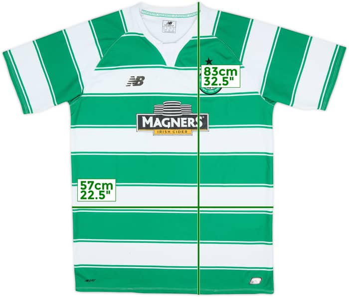 2015-16 Celtic Home Shirt - 8/10 - (XL)