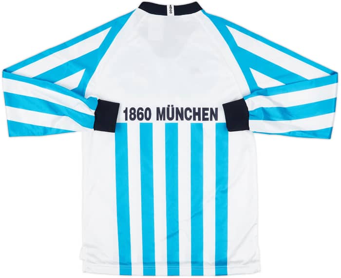 1995-96 1860 Munich Home L/S Shirt - 9/10 - (XL.Boys)