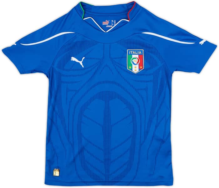 2010-12 Italy Home Shirt - 8/10 - (M.Boys)
