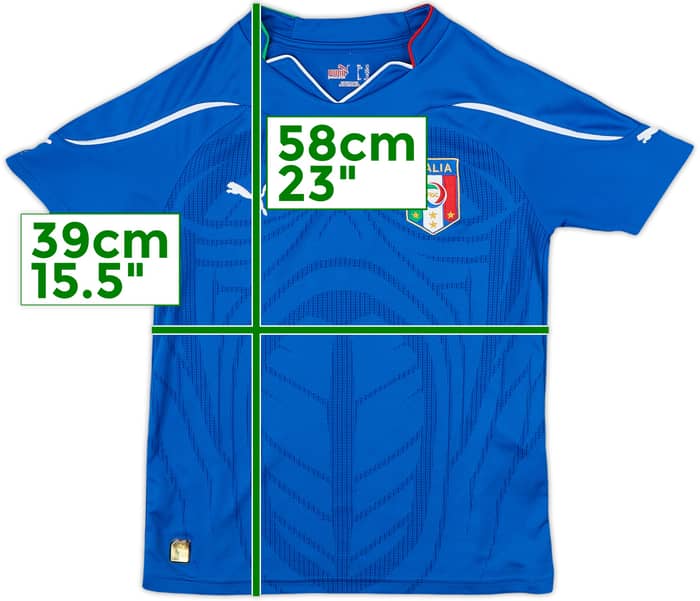 2010-12 Italy Home Shirt - 8/10 - (M.Boys)