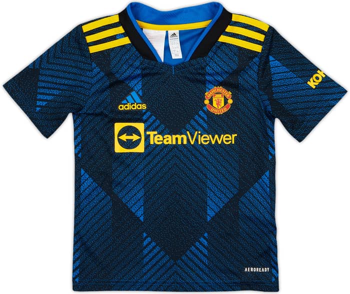2021-22 Manchester United Third Shirt - 10/10 - (4-5 Years)
