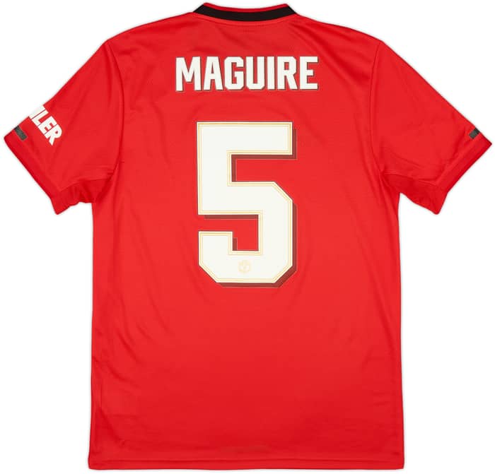 2019-20 Manchester United Home Shirt Maguire #5 - 10/10 - (M)