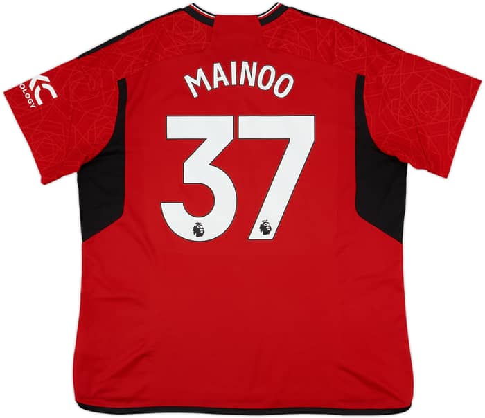 2023-24 Manchester United Home Shirt Mainoo #37 - 10/10 - (XXL)