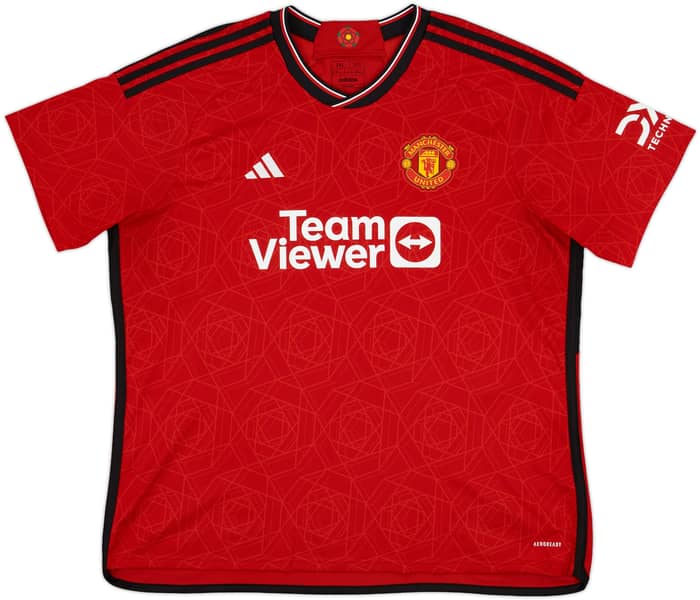 2023-24 Manchester United Home Shirt Mainoo #37 - 10/10 - (XXL)