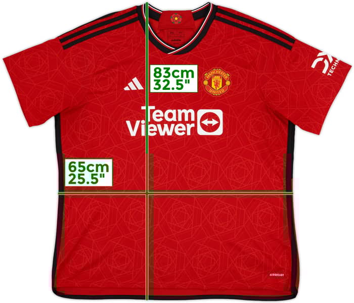2023-24 Manchester United Home Shirt Mainoo #37 - 10/10 - (XXL)