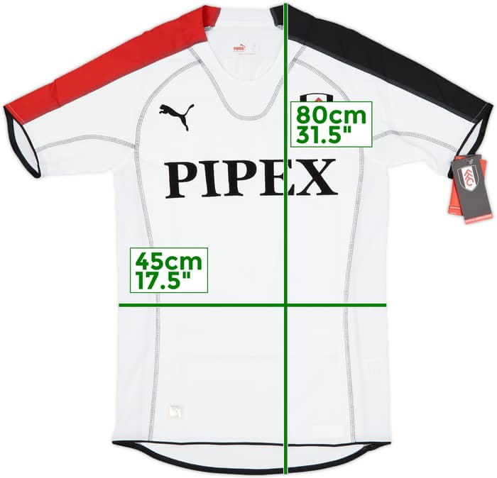 2005-06 Fulham Home Shirt John #15 (S)