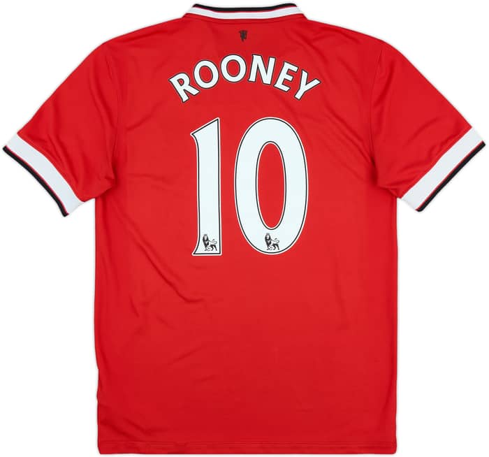2014-15 Manchester United Home Shirt Rooney #10 - 6/10 - (M)