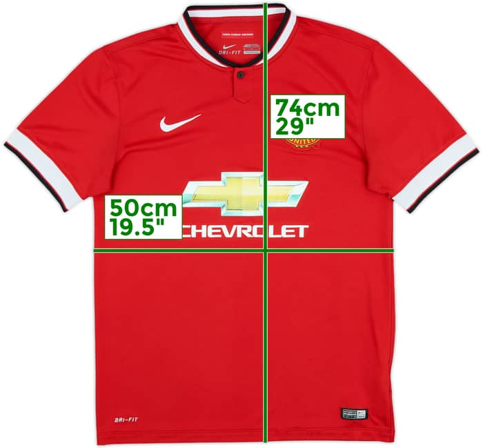 2014-15 Manchester United Home Shirt Rooney #10 - 6/10 - (M)