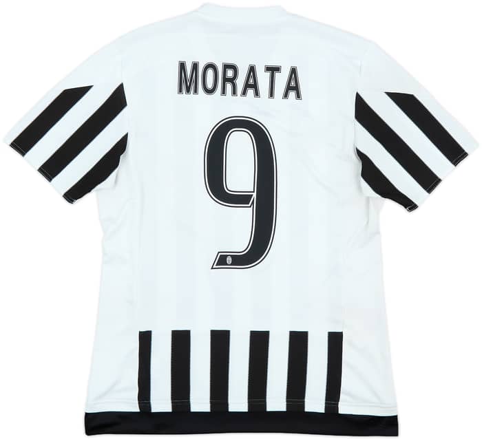 2015-16 Juventus Home Shirt Morata #9 - 7/10 - (M)