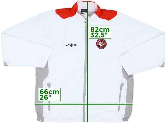 2007-09 Athletico Paranaense Umbro Track Jacket - 7/10 - (L)