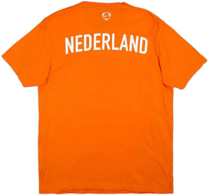 2008-09 Netherlands Nike Cotton Tee - 8/10 - (L)