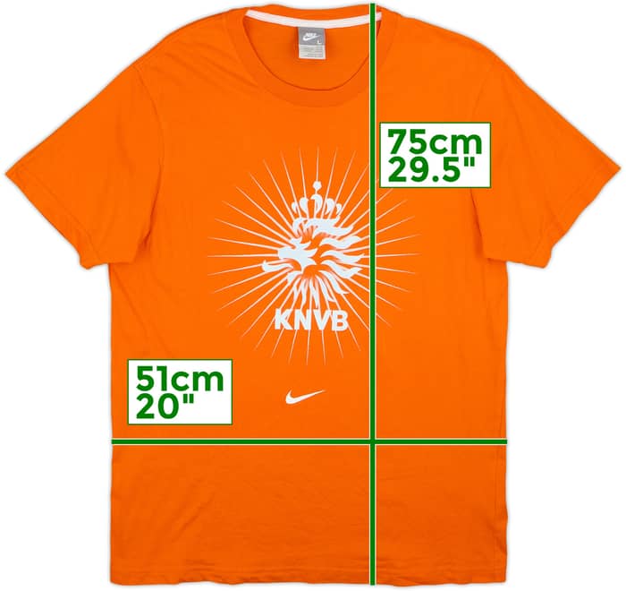 2008-09 Netherlands Nike Cotton Tee - 8/10 - (L)
