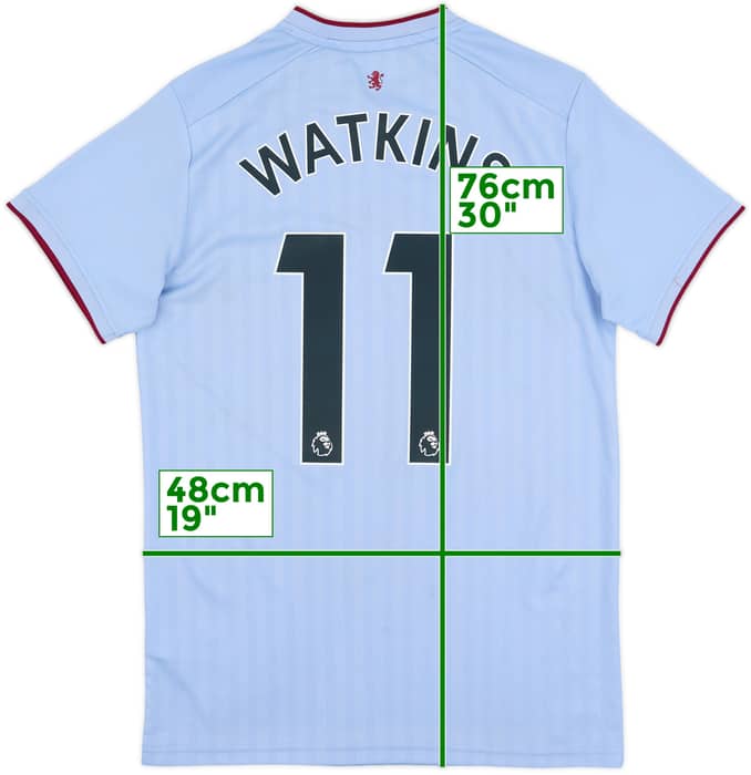 2022-23 Aston Villa Away Shirt Watkins #11 - 8/10 - (S)