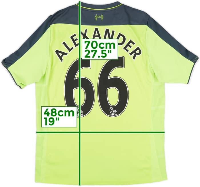 2016-17 Liverpool Third Shirt Alexander #66 - 7/10 - (S)