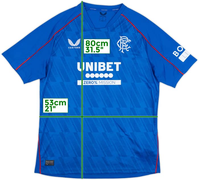 2024-25 Rangers Home Shirt - 10/10 - (L)