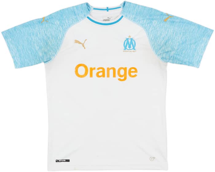 2018-19 Olympique Marseille Home Shirt Strootman #6 - 5/10 - (M)