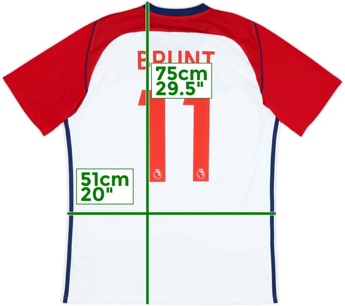 2017-18 West Brom Away Shirt Brunt #11 - 7/10 - (M)