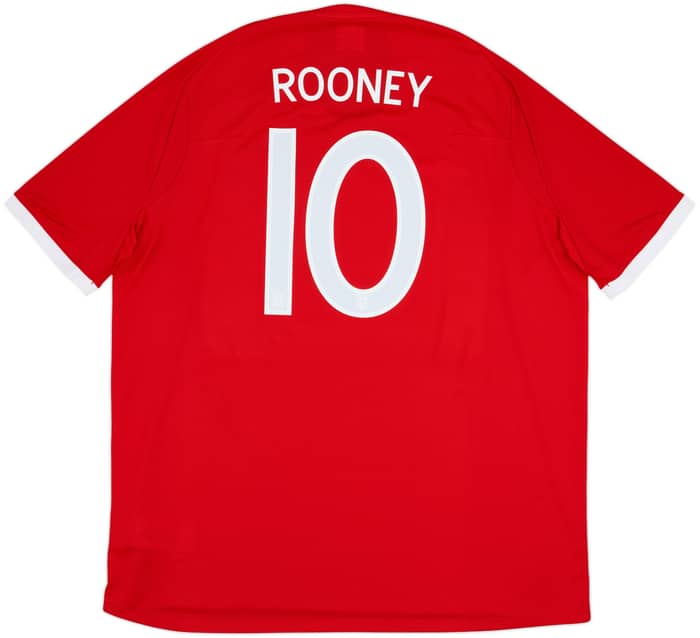 2010-11 England Away Shirt Rooney #10 - 8/10 - (XXL)