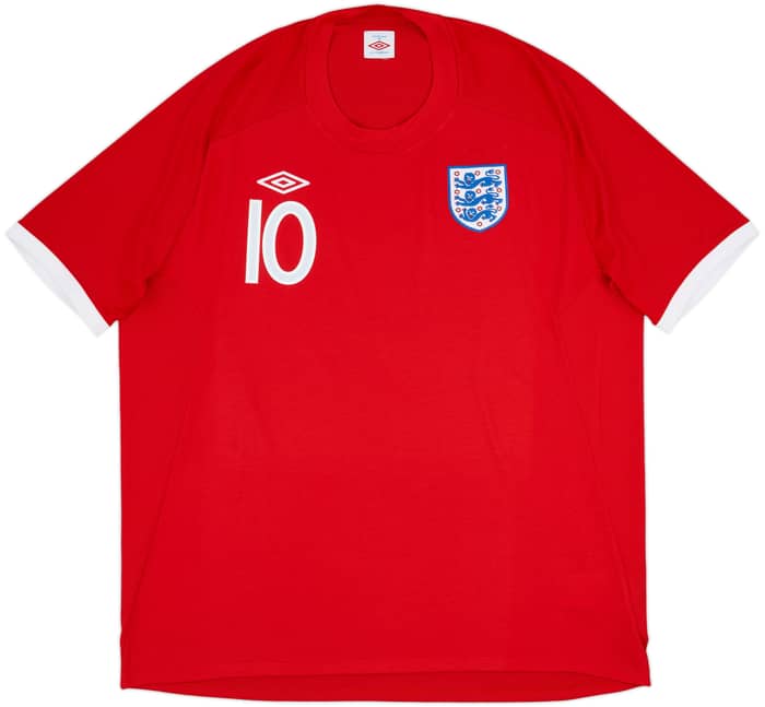 2010-11 England Away Shirt Rooney #10 - 8/10 - (XXL)