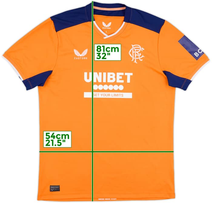 2022-23 Rangers Third Shirt - 10/10 - (L)