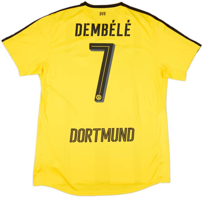 2016-17 Borussia Dortmund Home Shirt Dembele #7 - 9/10 - (XL)