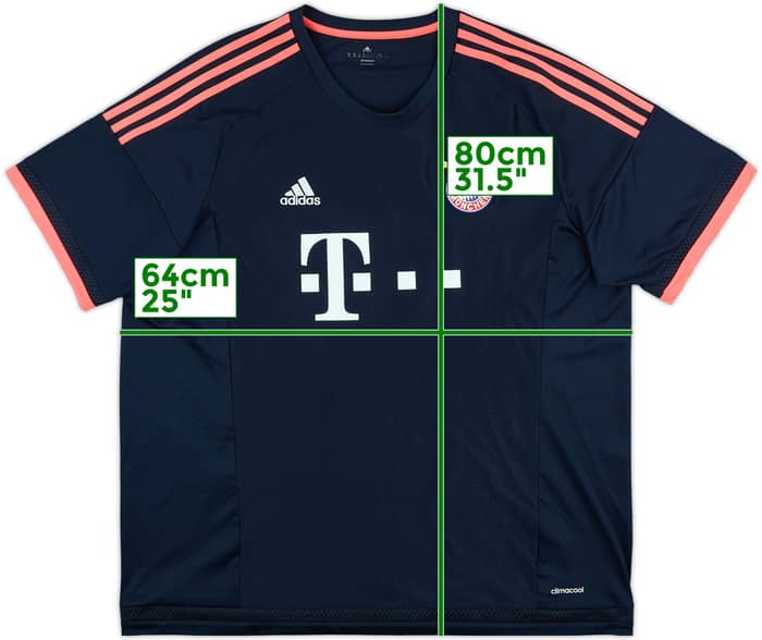 2015-16 Bayern Munich Third Shirt Thiago #6 - 8/10 - (XXL)