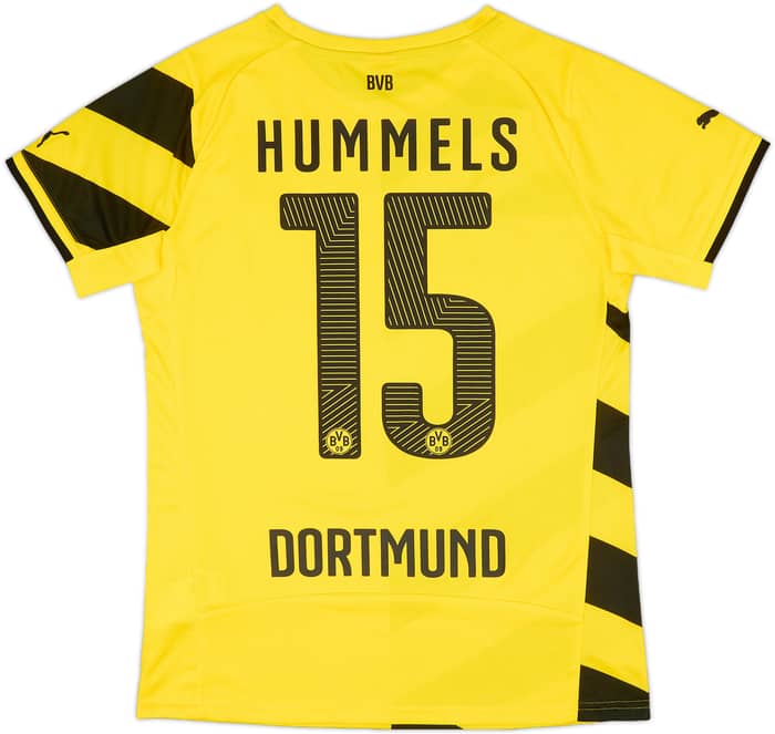 2014-15 Borussia Dortmund Home Shirt Hummels #15 - 9/10 - (Women's M)