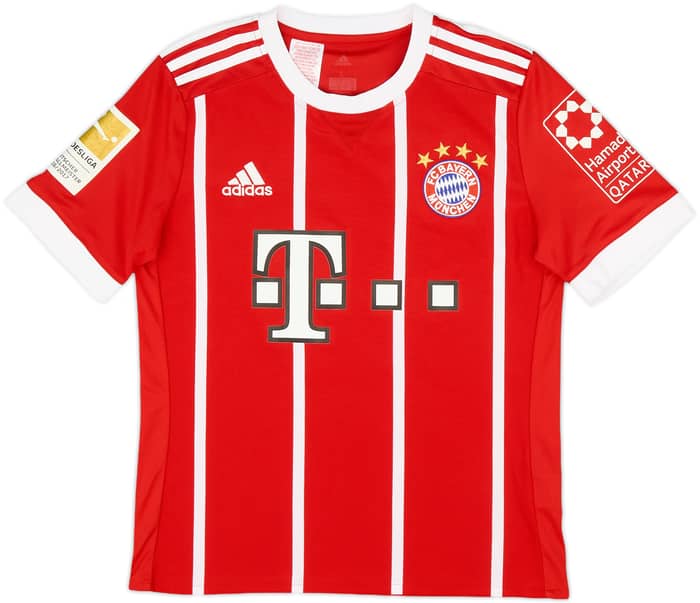 2017-18 Bayern Munich Home Shirt Coman #29 - 9/10 - (L.Boys)