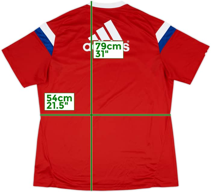 2014-15 Bayern Munich adidas Training Shirt - 9/10 - (XL)
