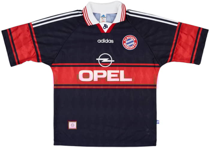 1997-99 Bayern Munich Home Shirt Jancker #19 - 9/10 - (L)