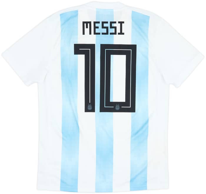 2018-19 Argentina Home Shirt Messi #10 - 6/10 - (M)