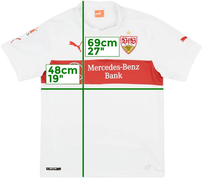 2014-15 Stuttgart Home Shirt Harnik #7 - 8/10 - (S)