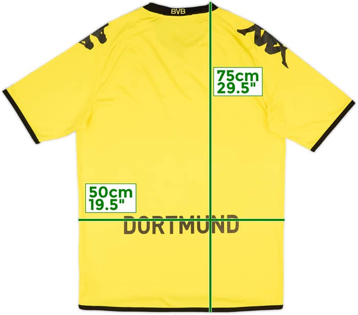 2011-12 Borussia Dortmund European Home Shirt - 9/10 - (M)