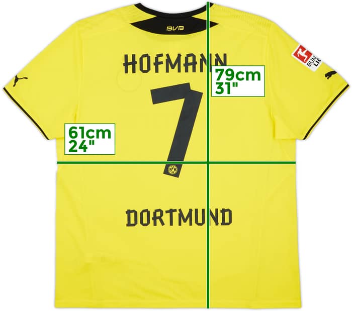 2013-14 Borussia Dortmund Home Shirt Hofmann #7 - 8/10 - (XXL)