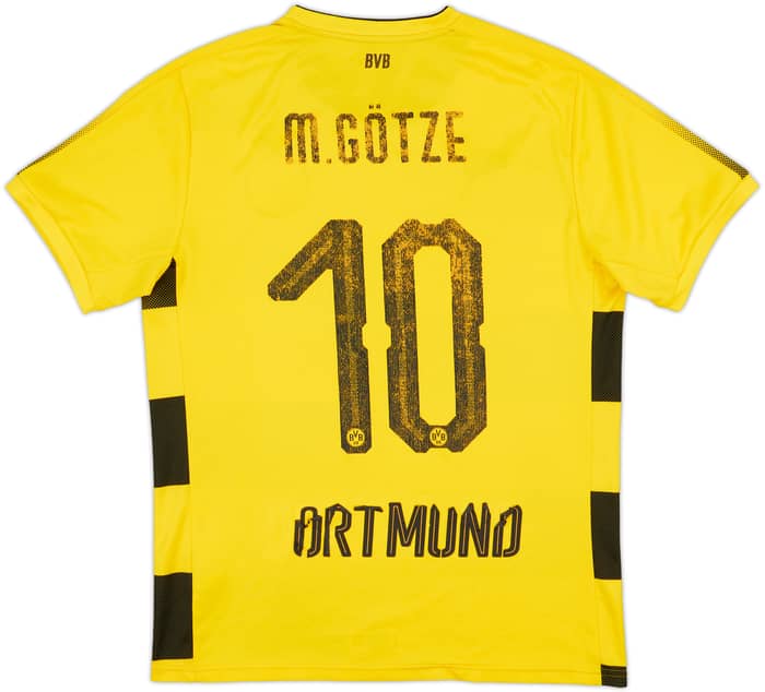 2017-18 Borussia Dortmund Home Shirt M.Gotze #10 - 4/10 - (M)
