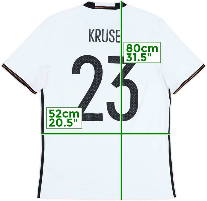 2015-16 Germany Home Shirt Kruse #23 - 8/10 - (L)