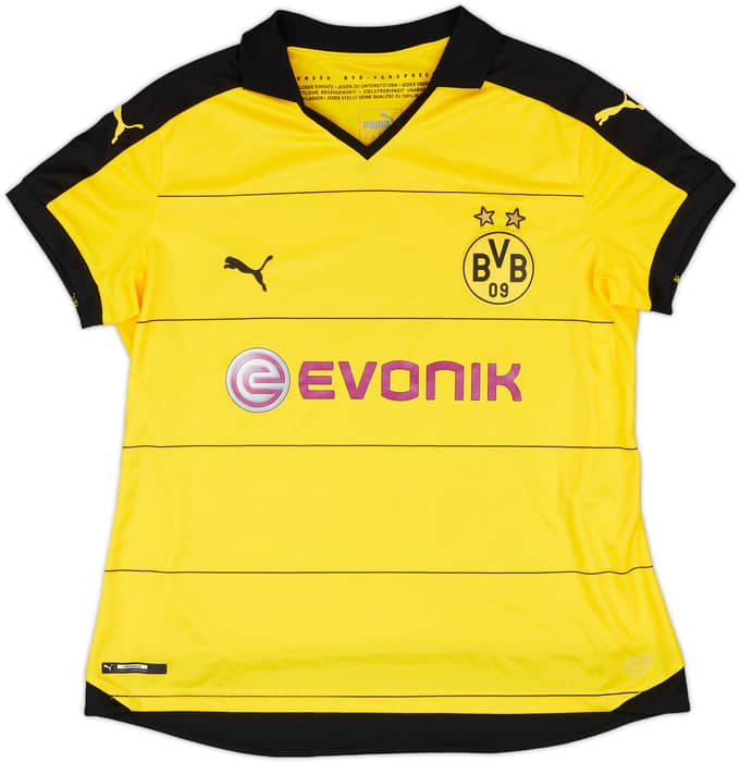 2015-16 Borussia Dortmund Home Shirt - 9/10 - (Women's L)