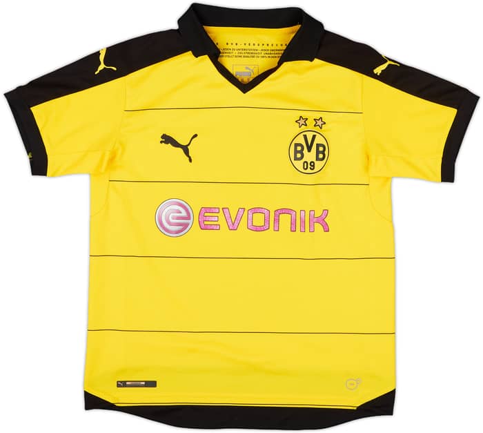 2015-16 Borussia Dortmund Home Shirt - 7/10 - (XL.Boys)