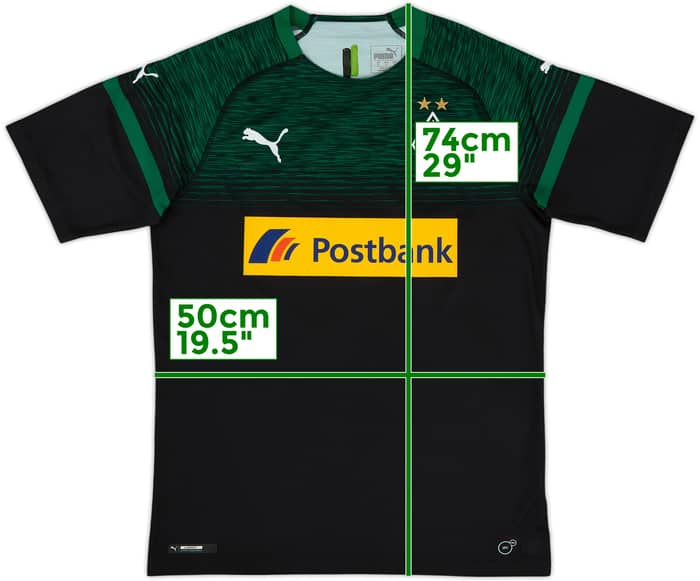 2018-19 Borussia Monchengladbach Away Shirt - 8/10 - (M)
