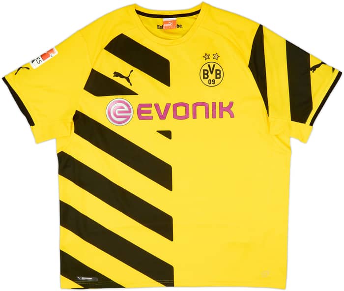 2014-15 Borussia Dortmund Home Shirt Immobile #9 - 6/10 - (XXL)