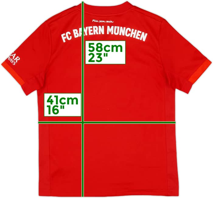 2019-20 Bayern Munich Home Shirt - 9/10 - (S.Boys)