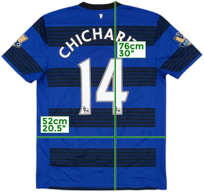 2011-13 Manchester United Away Shirt Chicharito #14 - 7/10 - (M)