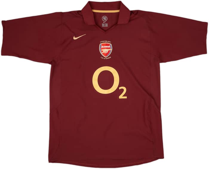 2005-06 Arsenal Home Shirt Henry #14 - 10/10 - (L)