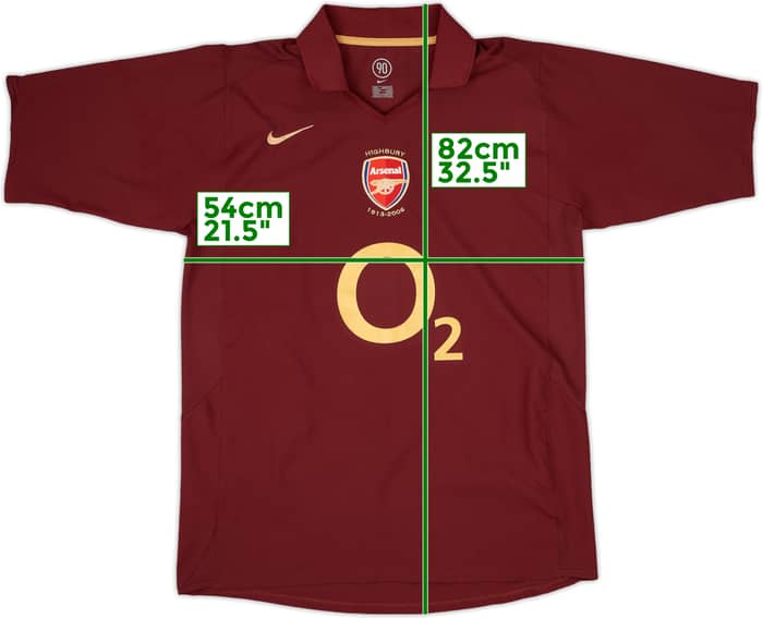 2005-06 Arsenal Home Shirt Henry #14 - 10/10 - (L)