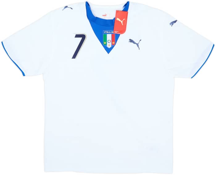 2006 Italy Away Shirt Del Piero #7 (L)